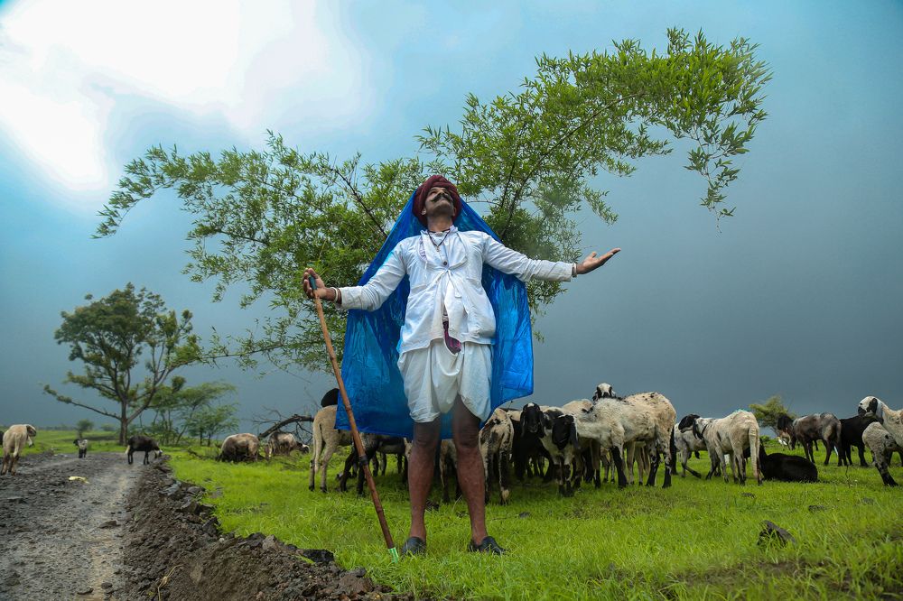 O God, a blessed downpour