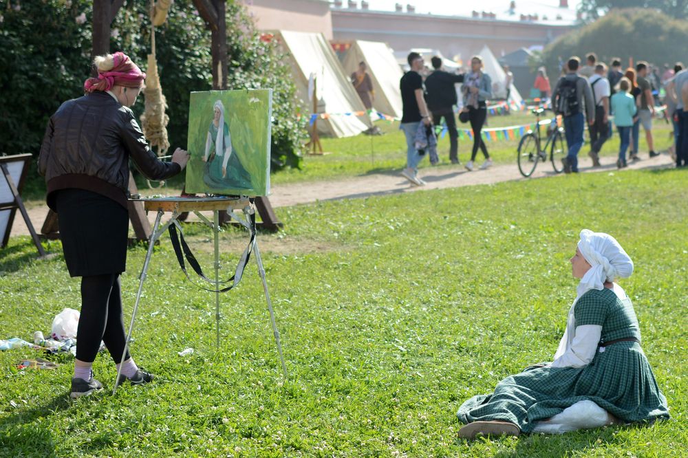 Дама в зеленом