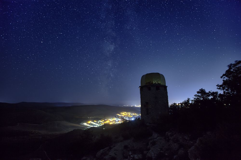 The tower of Shuldan monastery, Crimea