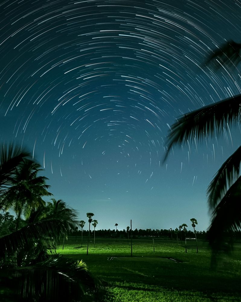 Star trails on phone