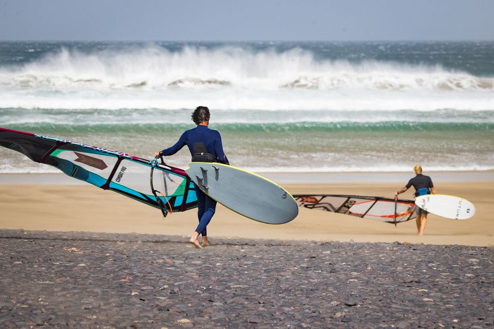 Going Hardcore Wave Sailing