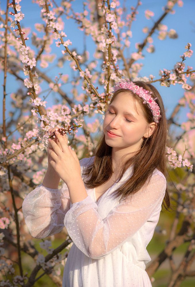 В абрикосах