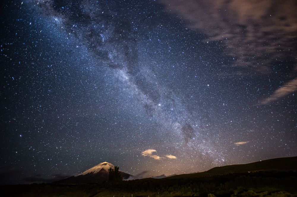 Cotopaxi with stars