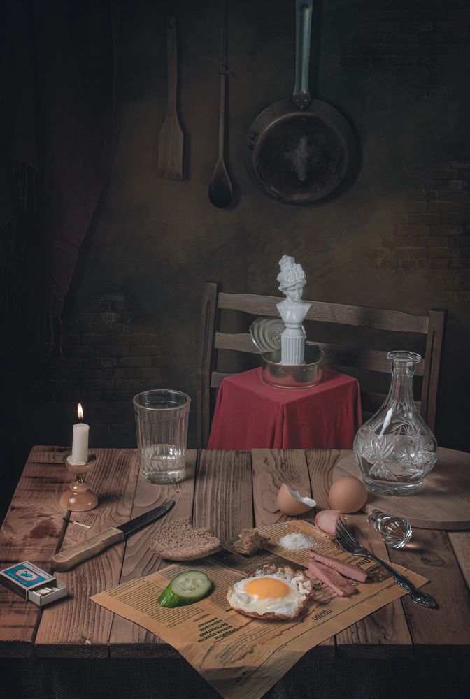 Dinner by candlelight