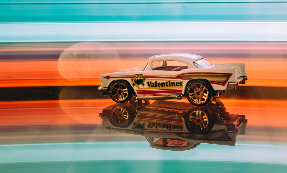 A car on the display