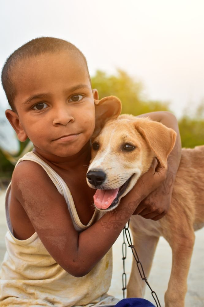 Two cute little in single frame