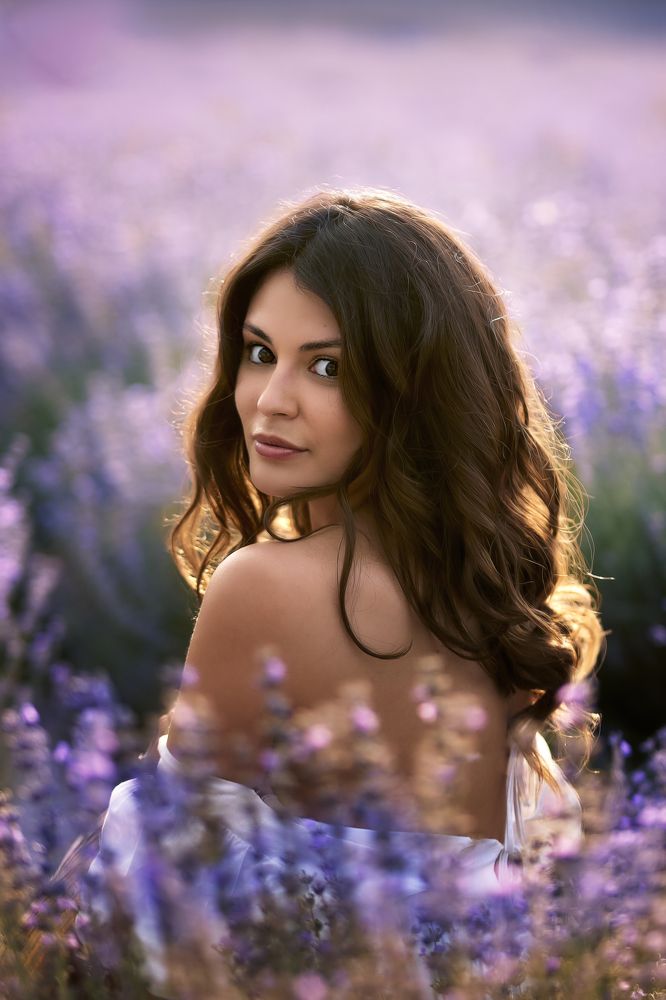 В лавандовом поле