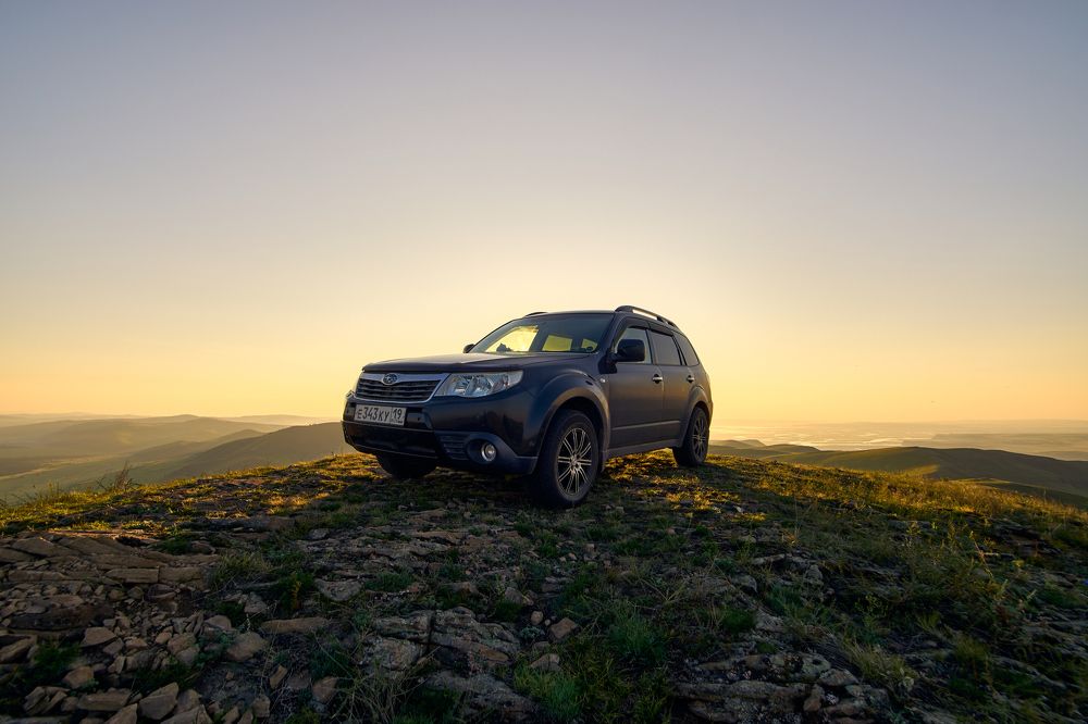 Утро в горах.