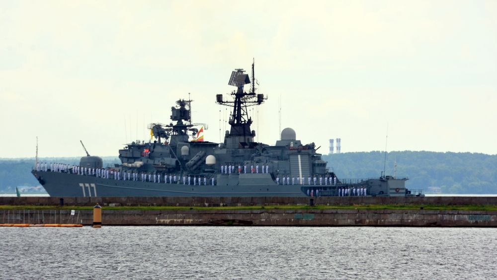 Репетиция парада ВМФ.