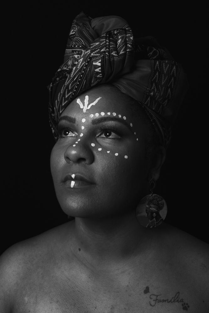 Olhar da beleza africana