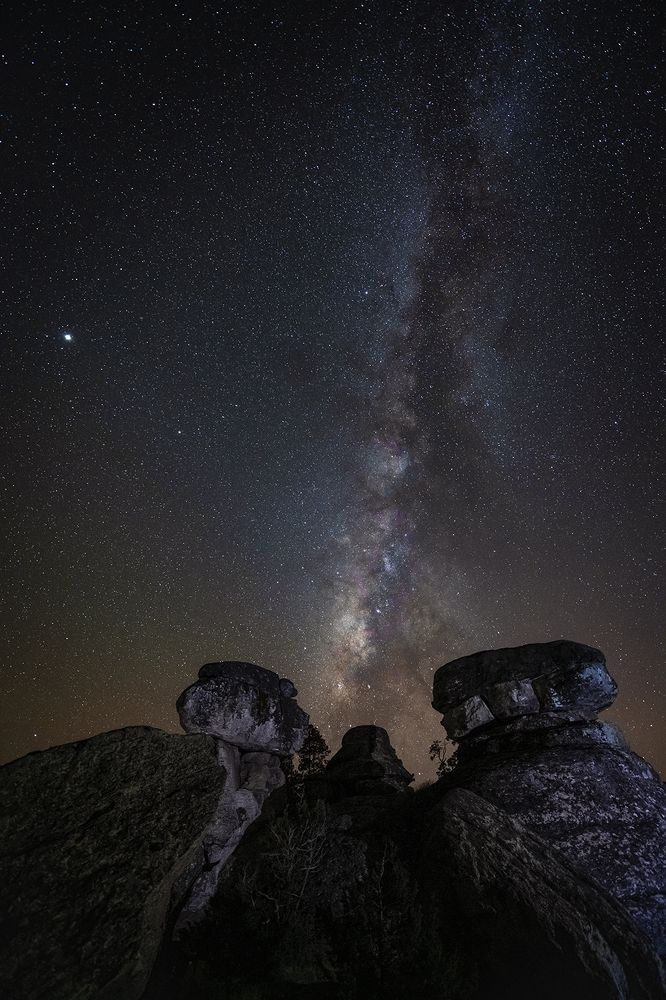 Milky Way in Stone Garden, Mexiquillo, Durango.