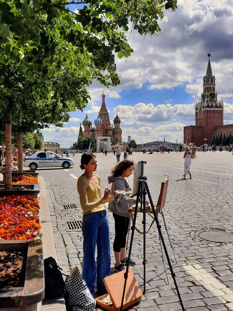 Пленэр на Красной площади