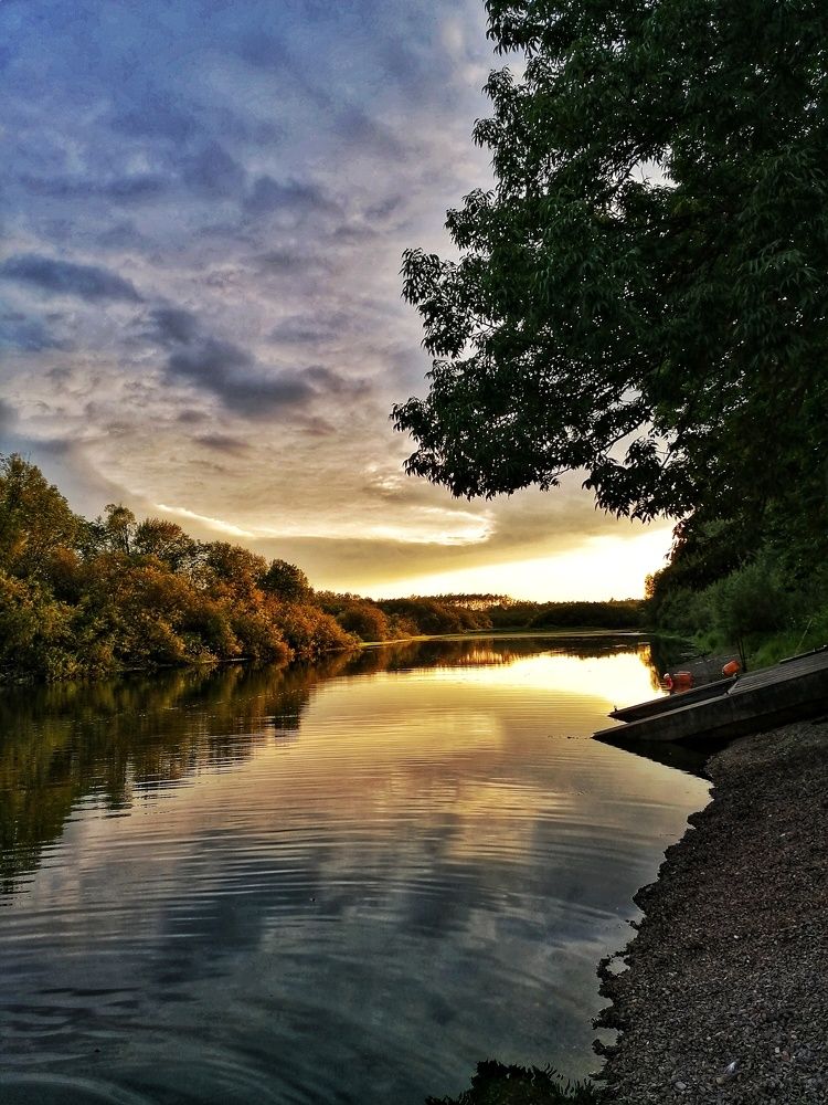 Летний закат в Хабаровске