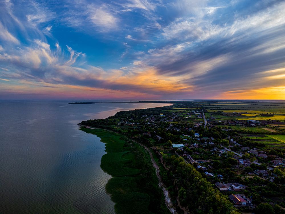 Закат на золотой косе