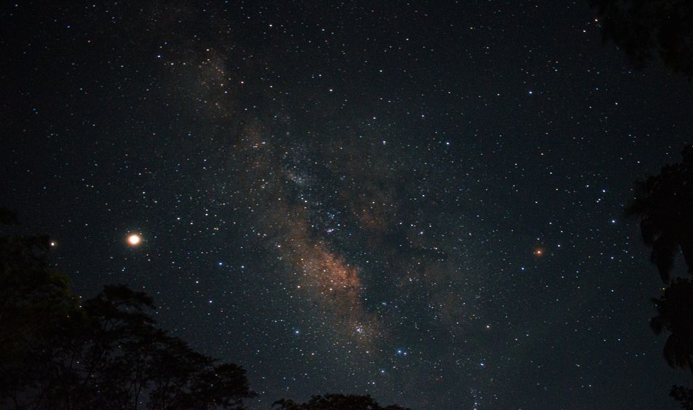 Milky way from a village of Bangladesh