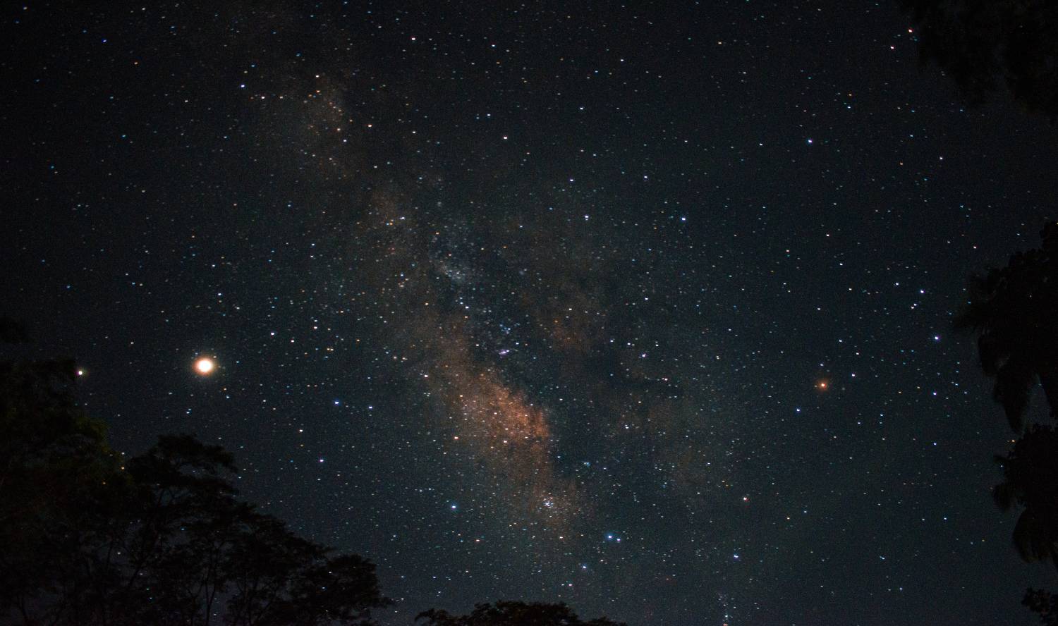 Milky way from a village of Bangladesh