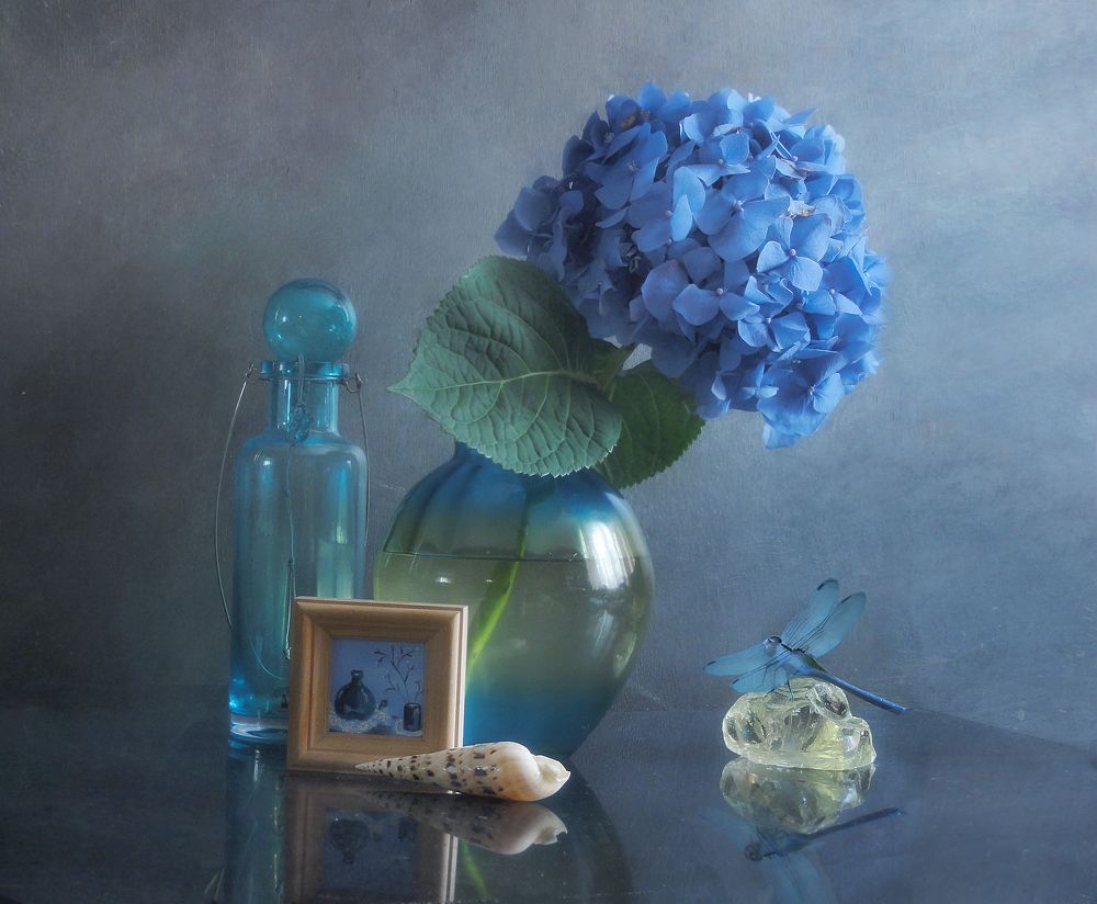 Голубй этюд