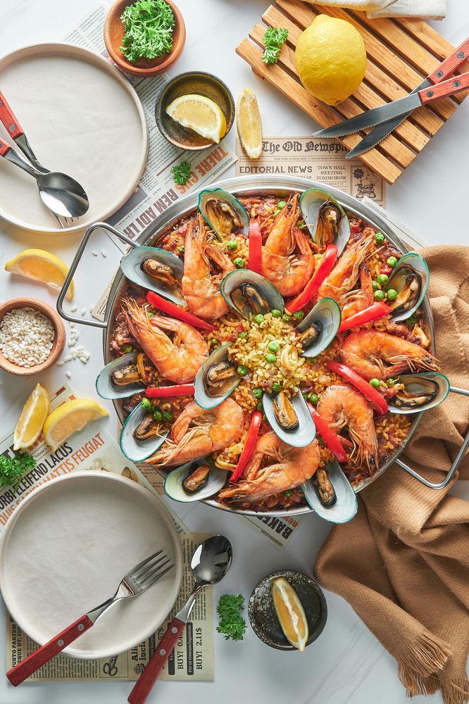 Homemade Seafood Paella