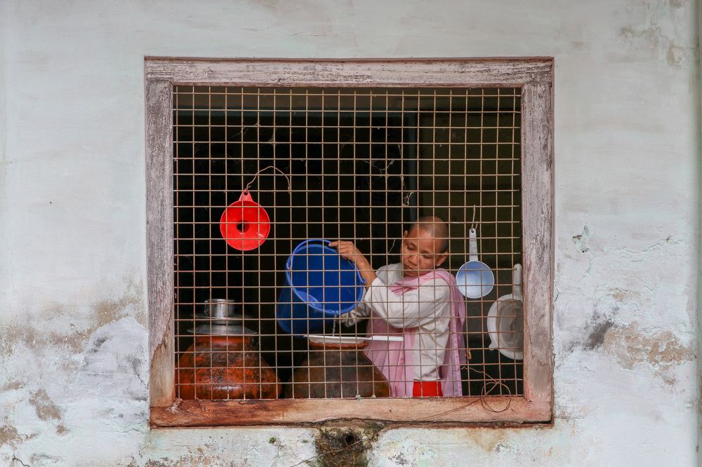 DURING THE WATER POT