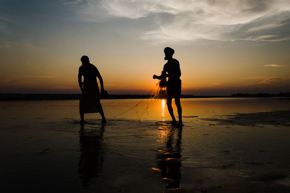 River Fishing in Bangladesh