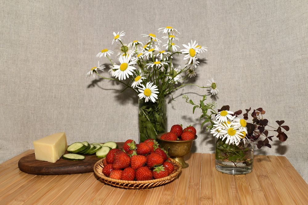 Натюрморт с ромашкой...