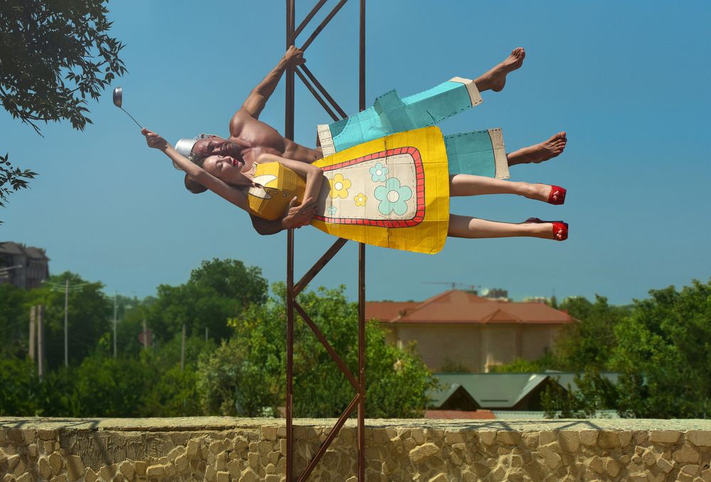 Влюблённые над городом