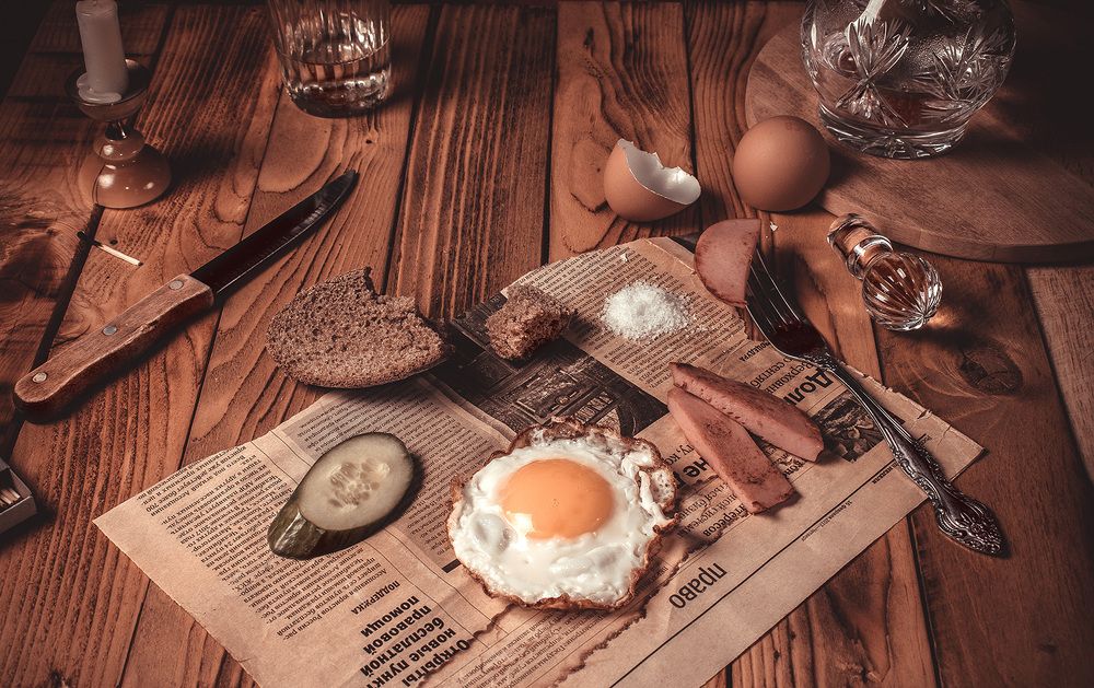 Яичница/Scrambled eggs