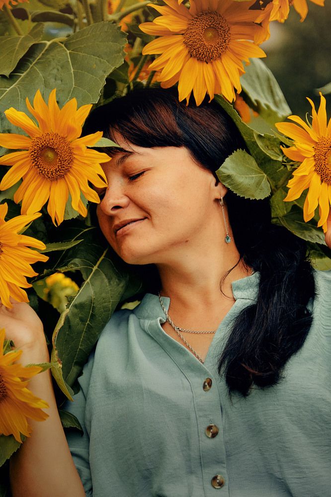 Подсолнухи