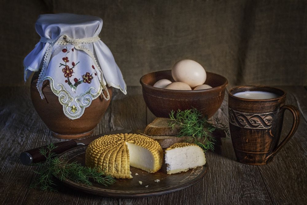 Сельский завтрак.