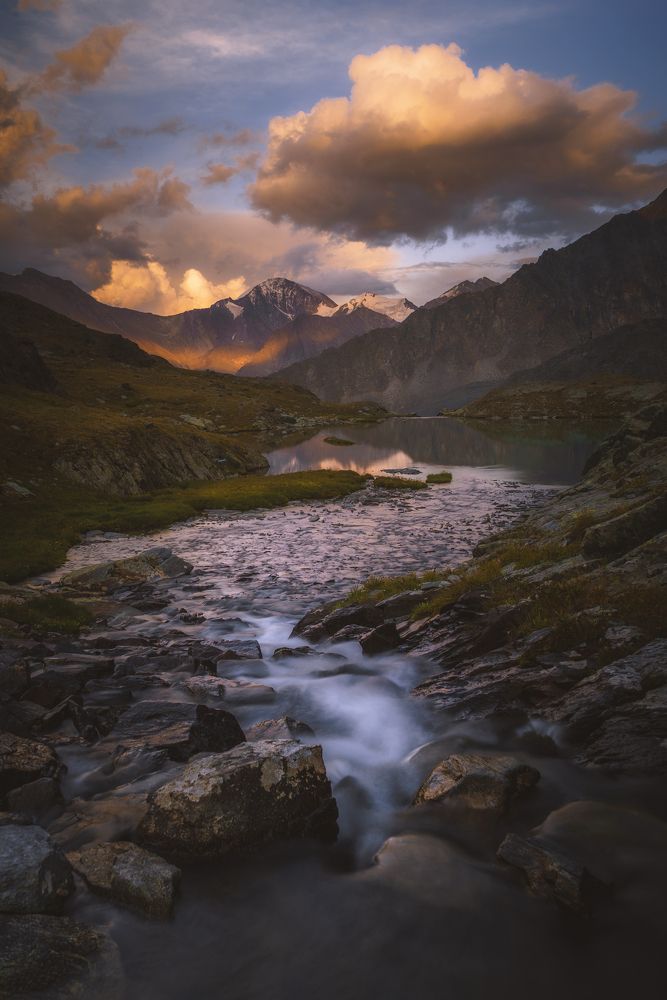 Закат в долине семи озёр