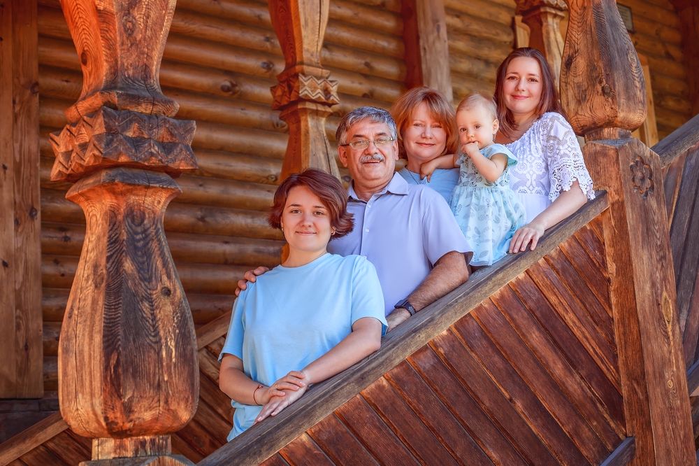 Счастливая семья.