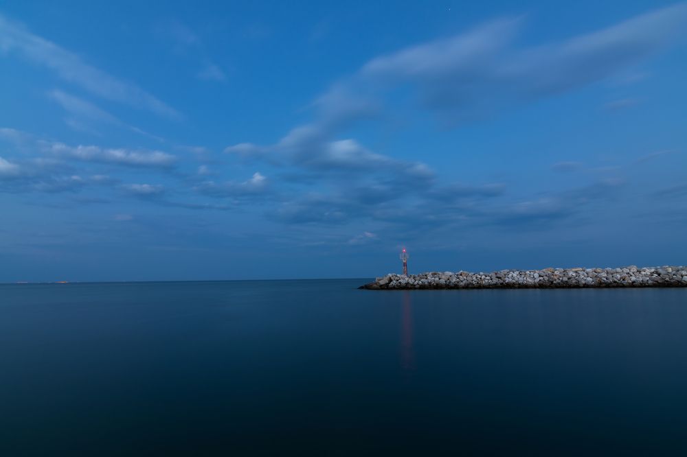 a moment of blue night