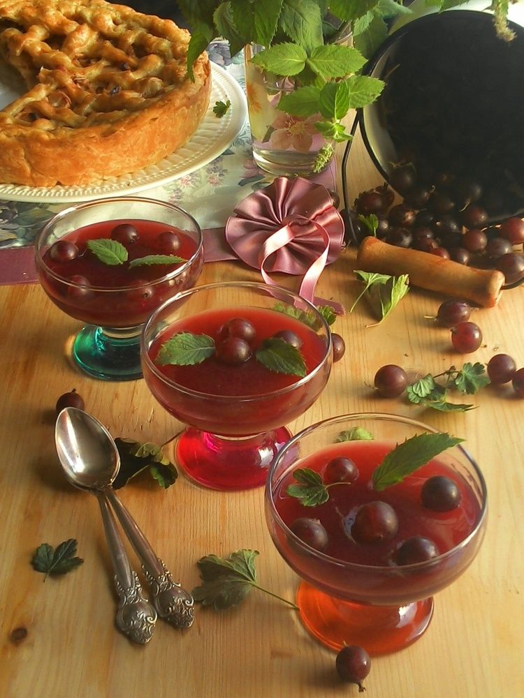 желе из крыжовника