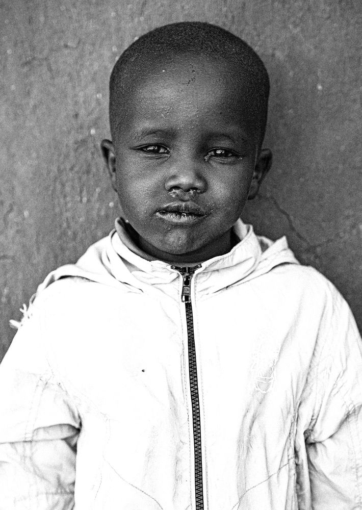 Kid of Masai Mara tribe, Kenya