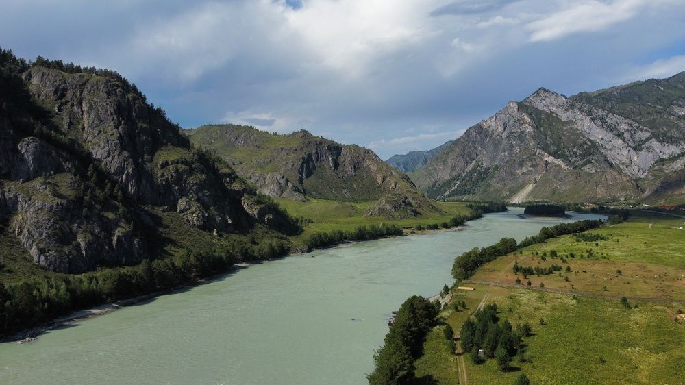 Р. Катунь. Чемал. Горный Алтай