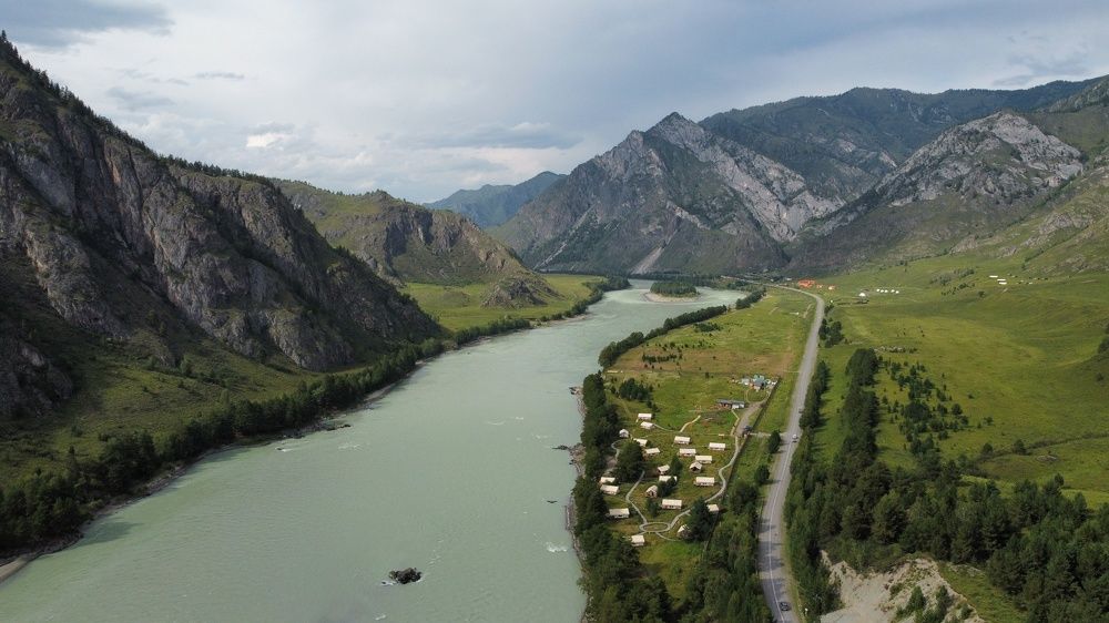 Р. Катунь. Чемал. Горный Алтай