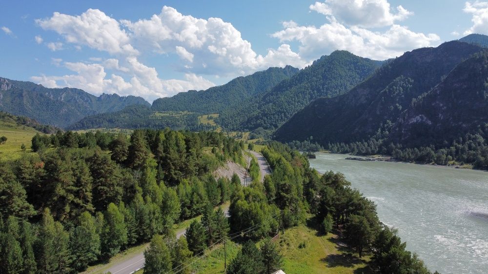 Р. Катунь. Чемал. Горный Алтай