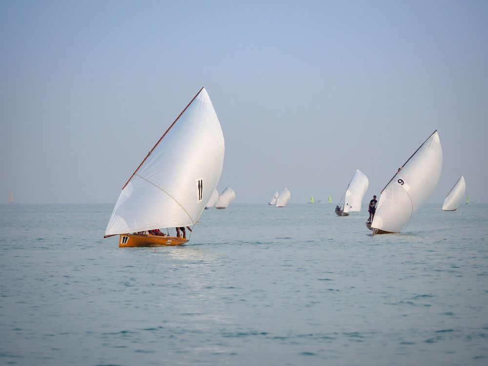Sailing race in Doha