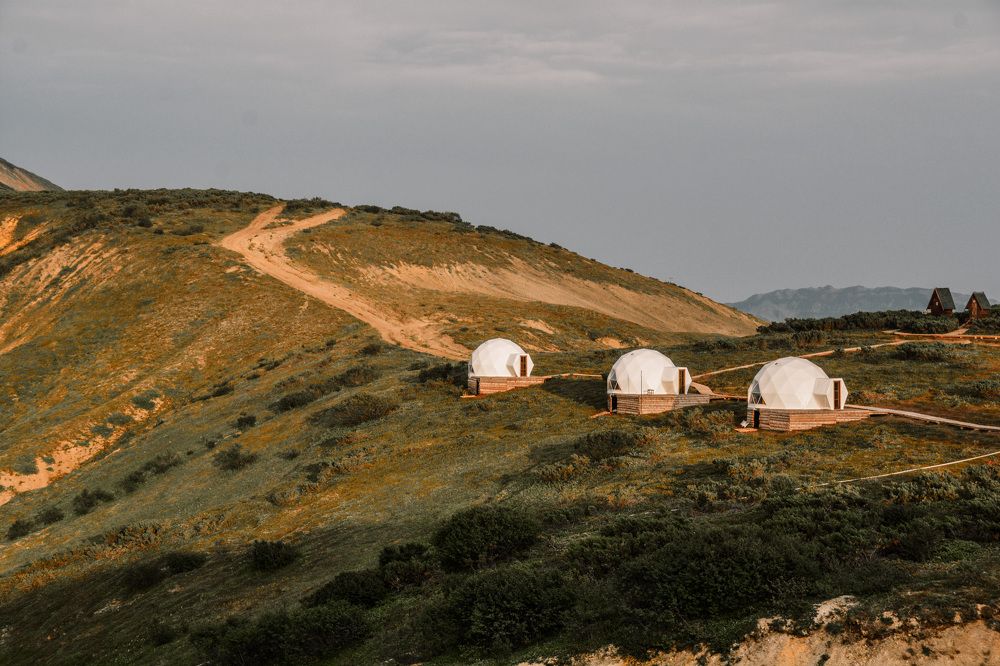 Глэмпинг в горах