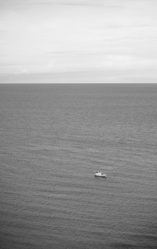 The boat is far away