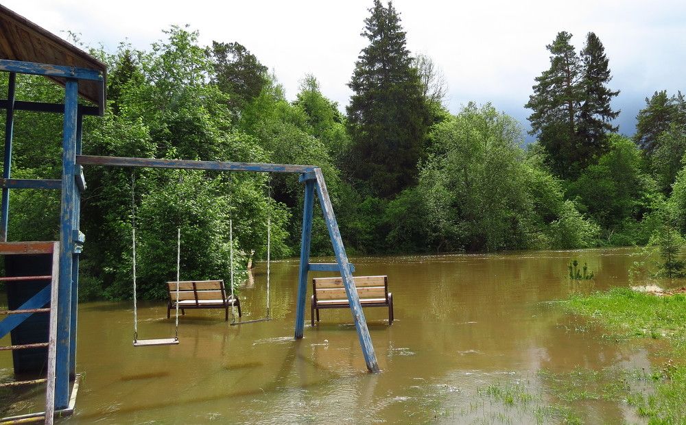 Протва вышла из берегов