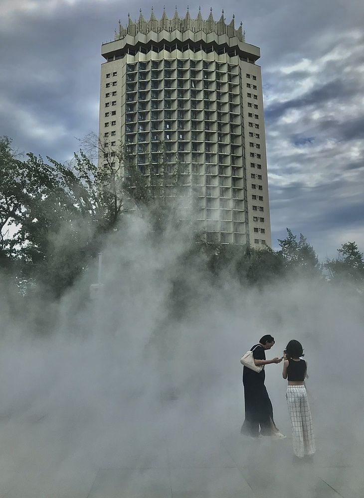 Сухой фонтан