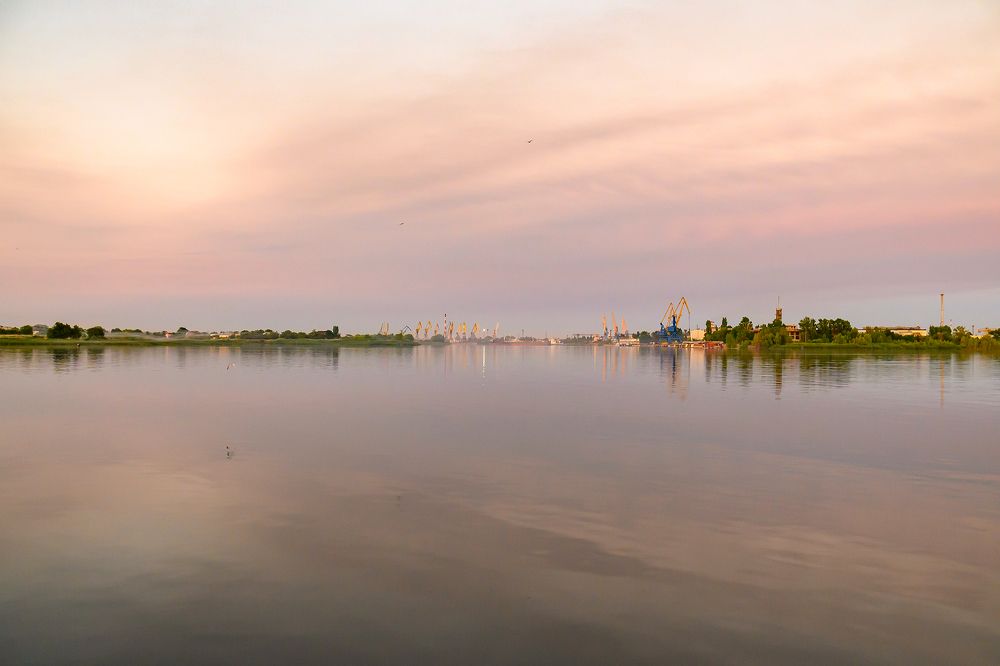 Отражение заката