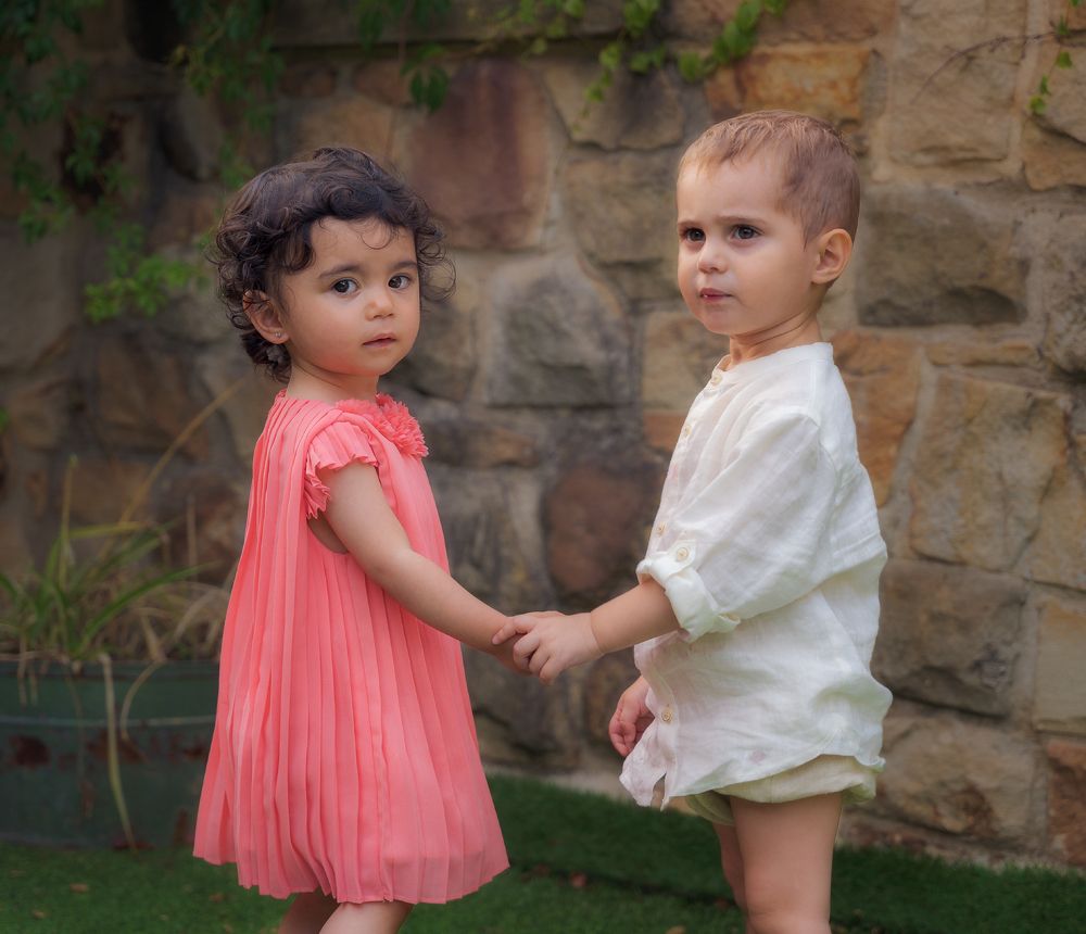 The kids also dress up