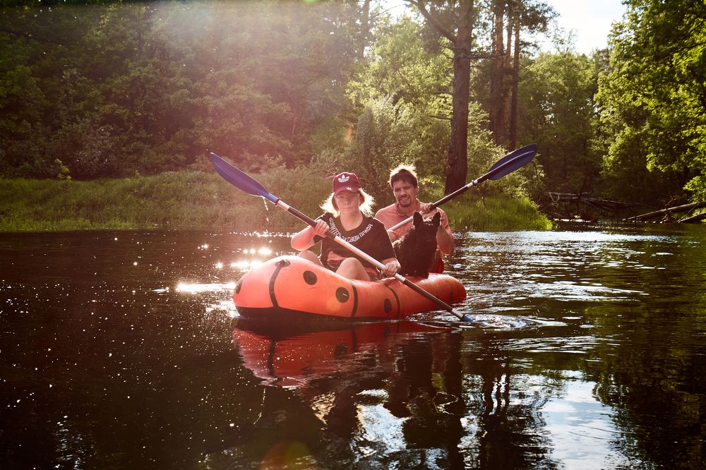 Packrafting on the Polya river