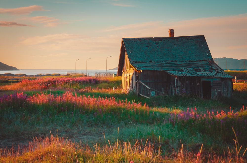 Закат в Териберке