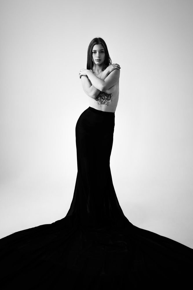 Черная юбка