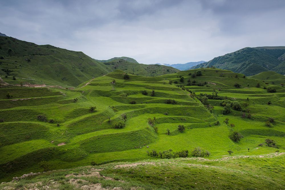 Земледельческие террасы Гунибского района