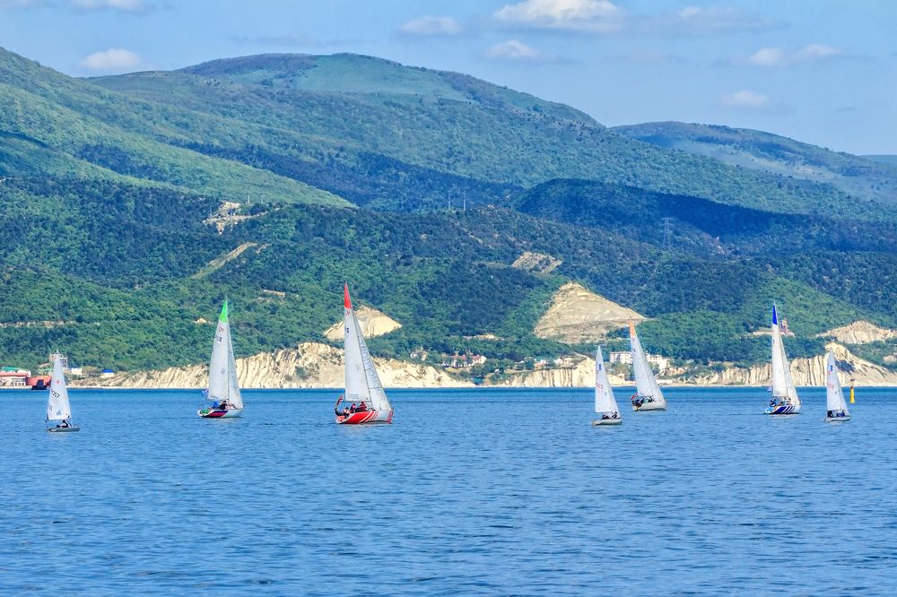В Цемесской бухте, Новороссийск.