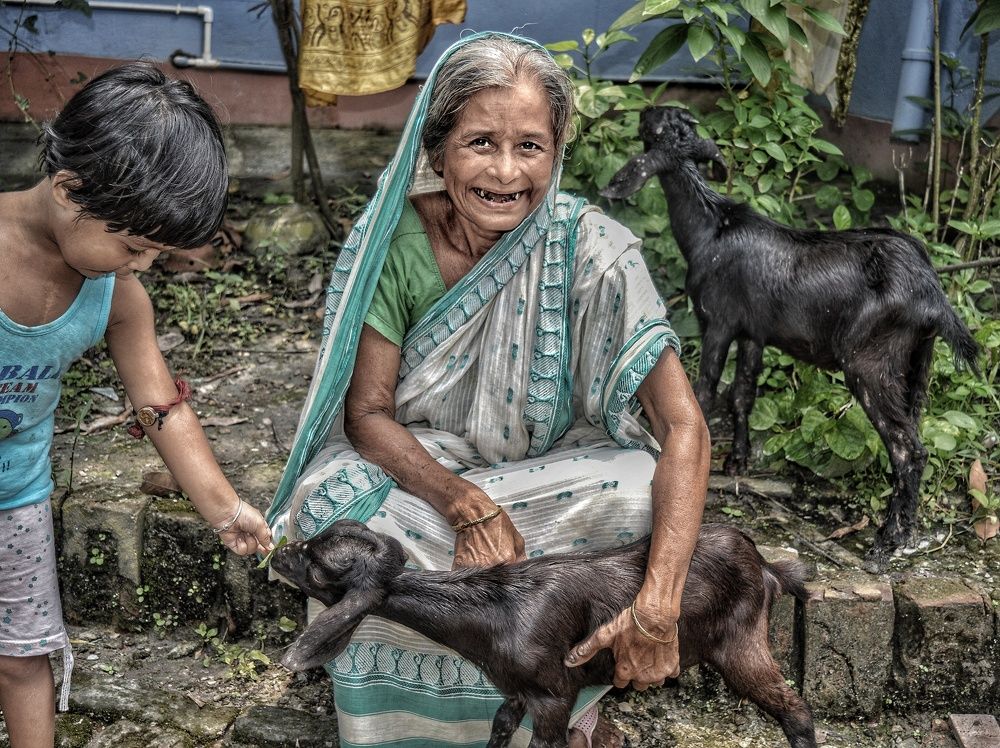 A piece  of village.